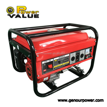 Nigeria Market powervalue 2.5kw Rated Power Gasoline Generator (EC3500CX) with CE and Soncap Certificate